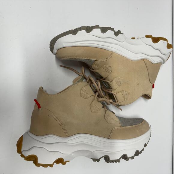 Sorel Womens Kinetic Breakthru Caribou Waterproof Boot Nova Sand Stone Size 10 - Picture 5 of 7
